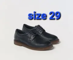 ZARA boy レースアップ フォーマルシューズ 29 レザー　ブルー