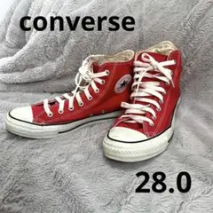 All★STAR コンバース ハイカット スニーカー レッド　28.0