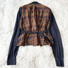 エポカ　Epoca 20AW トランスペアレントチェックニット　カーディガンのサムネイル