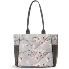 Vooray レディース US L グレー　花柄　バック　カバン　鞄