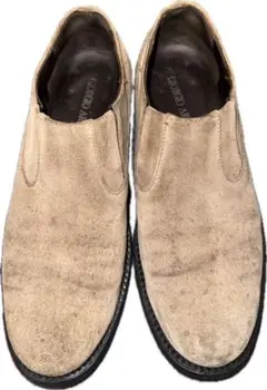 GIORGIO ARMANI スエード スリッポン　Italy製