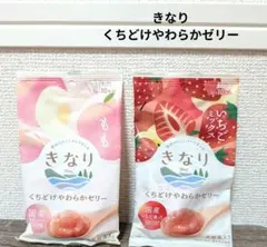 きなり くちどけやわらかゼリー もも いちごミックス 犬用おやつのサムネイル
