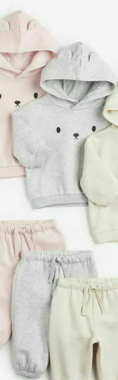 H&M ウサギパーカー上下セット