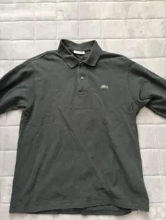 Lacoste グリーン　長袖ポロシャツ