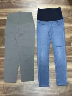 マタニティパンツ M、Ｌサイズ ２点セット