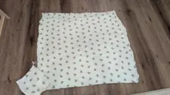 授乳ケープ クマ柄 100%コットン 収納袋付き