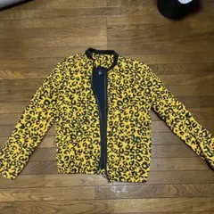 H&M ヒョウ柄　アウター　キルト