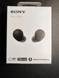 ☆新品☆ソニー SONY 完全ワイヤレスイヤホン WF-C700N ブラックのサムネイル