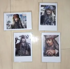 コミコン限定　 ジョニーデップ　ジャック・スパロウ フォトカード 4枚セット