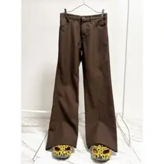ゴールデンサイズ wrangler ラングラー ブラウン ランチャーパンツ