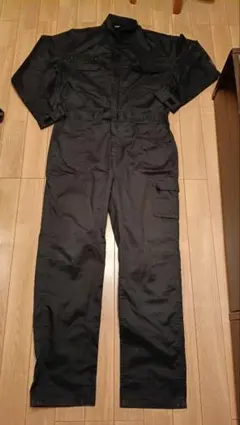 【大きいサイズ】WORKMAN ワークマン 綿混 ツナギ服 5L ブラックのサムネイル