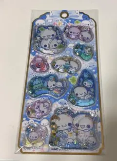 ぷくぷくあわわちゃん　おはじきシール　ウォーターシール　カミオジャパン