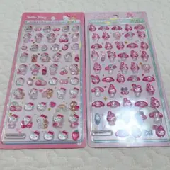 正規品　ボンボンドロップシールミニ　ハローキティ　マイメロ