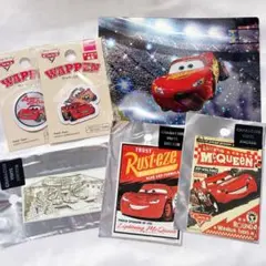 カーズ マックィーン ステッカー ポストカード ワッペン