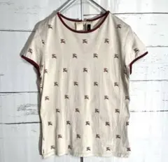 Burberry 半袖 Tシャツ 総柄 ホースロゴ　モノグラム　160のサムネイル