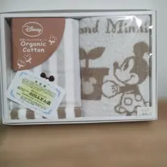 ディズニーオーガニックコットンタオル ウォッシュタオル2枚