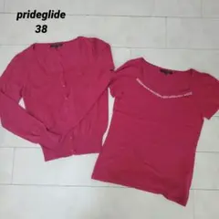 prideglide レディース アンサンブルパープル ピンク 38