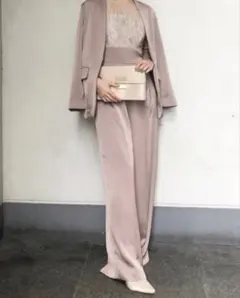 LAGUNAMOON LADYシアードレープスリーブパンツドレス