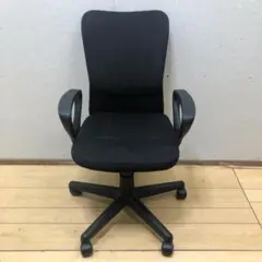 送料無料 アイリスプラザ　オフィスチェア メッシュ 黒　HMBKC-98