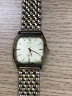 【OY】不動　Seiko ドルチェ　社外ベルト　セイコー　ゴールド