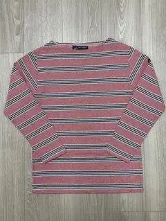 SAINT JAMES 赤・濃紺　トリコロール　長袖Tシャツ