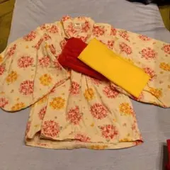 子供用 浴衣 100サイズ 帯2本付き