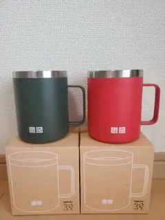 【新品】UNIQLO ステンレスマグカップ 2色セット