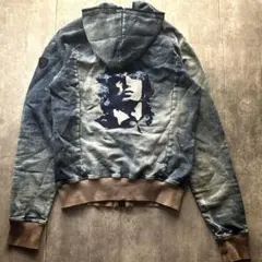 Dartin Bonaparto grunge denim zip up y2kのサムネイル