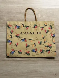 COACH ショッピングバッグ 紙袋 ショッパー コーチ クリスマス