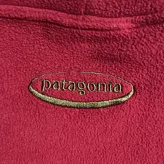 90s USA patagonia オーバルロゴ シンチラフリースジャケット