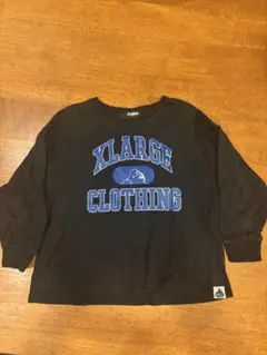 XLARGE ブラック 長袖カットソー