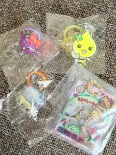 【4点まとめ売り】カプセルトイ ガチャ めじるしアクセサリー 平成セット