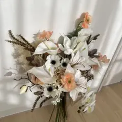 お値下げ　ウエディングブーケ・ブートニア