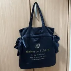 Maison de FLEUR トートバッグ ブラック