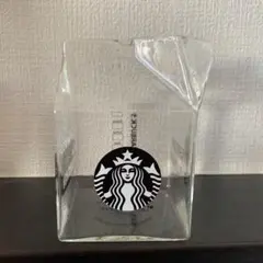 スタバ　STARDUCKS 牛乳パック型グラス