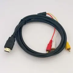金メッキ HDMI A/M TO RCA3 変換ケーブル デスクトップ 1.5m