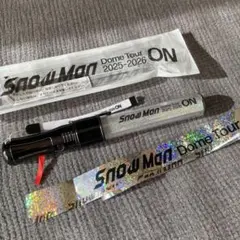 SnowMan Dome Tour ON ペンライト　銀テープ付き