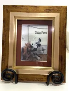 希少　ミッキーマウス 木製フレームアート　ビンテージ 希少 ミッキーマウス 木製フレームアート ビンテージ