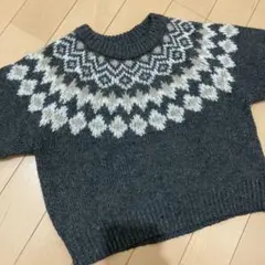 SEASON REASON ノルディック柄セーター 100cm