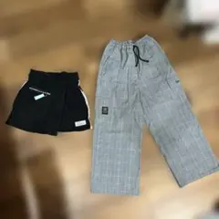 子ども服　女の子　キュロットと長ズボン