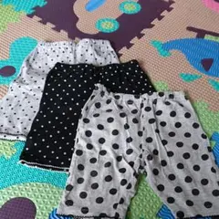 ショートパンツ 3枚セット 80