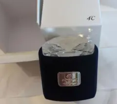 4℃ ジュエリーケース リングケース クリスタル蓋のサムネイル