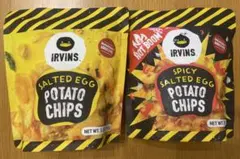 IRVINS 塩味卵ポテトチップス 3.3 oz　シンガポールお菓子　2個セットのサムネイル