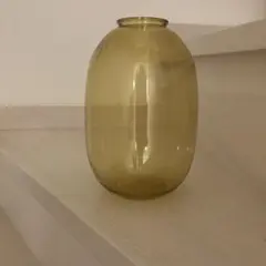 イエロー　花瓶 直径14cm 高さ24cm ウェルカムスペース