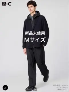 【新品未使用】ユニクロ C イージーワイドデーパードパンツ Mサイズ ブラック