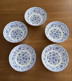 ミントンハドンホールブルースイートボウル 5個セット ミントンハドンホールブルースイートボウル 5個セット - メルカリ