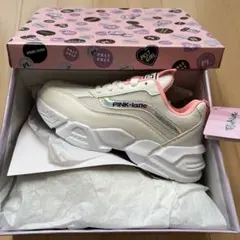 『新品未使用』PINK-latte スニーカー ホワイト/ピンク 23.0cmのサムネイル