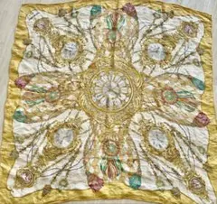 TRUSSARDI シルクスカーフ 装飾的デザイン送料無料