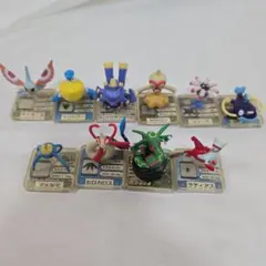 【当時物】立体ポケモン図鑑 フィギュア 10体セット レックウザ・ラティアス等