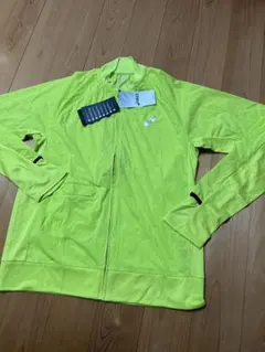 asics 蛍光イエロー ウィンドブレーカーXL